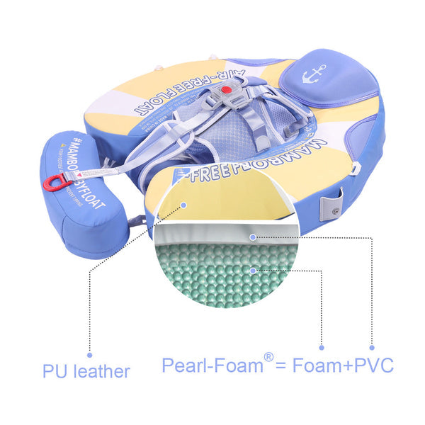 Mambobaby™ Voyage | Luftfreie Baby-Schwimmhilfe mit Sonnenschutz (3-24m)