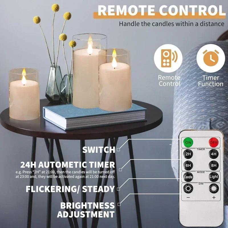 LED-Kerzen Fernbedienung mit Timer