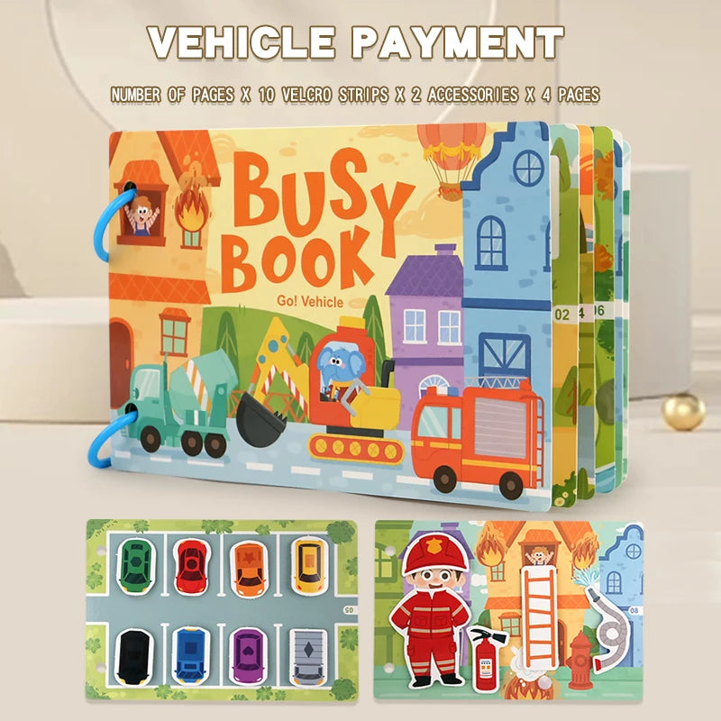 Quiet Book Fahrzeuge