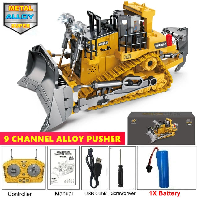 RC Bulldozer mit 1 Akku