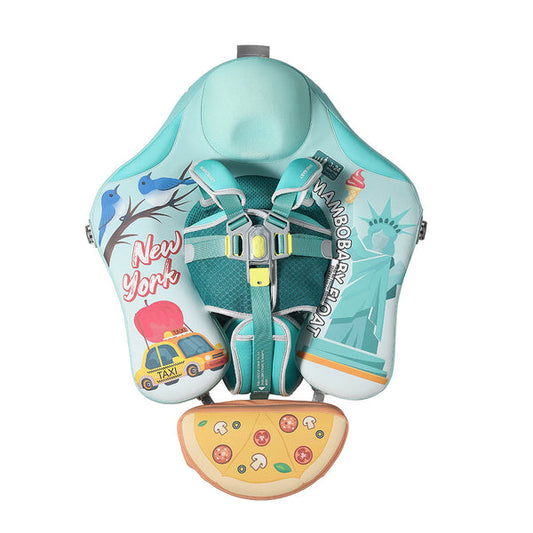 Mambobaby™ New York | Luftfreie Baby-Schwimmhilfe mit UV-Dach (3-24m)