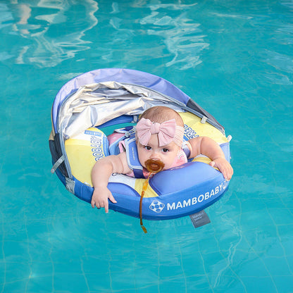 Mambobaby™ Voyage | Luftfreie Baby-Schwimmhilfe mit Sonnenschutz (3-24m)