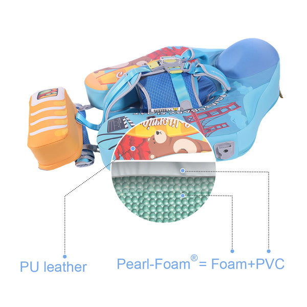 Mambobaby™ California | Luftfreie Baby-Schwimmhilfe mit UV-Dach (3-24m)