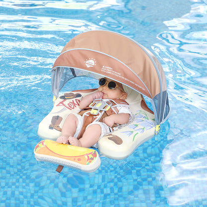 Mambobaby™ Texas | Luftfreie Baby-Schwimmhilfe mit UV-Dach (3-24m)