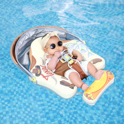 Mambobaby™ Texas | Luftfreie Baby-Schwimmhilfe mit UV-Dach (3-24m)