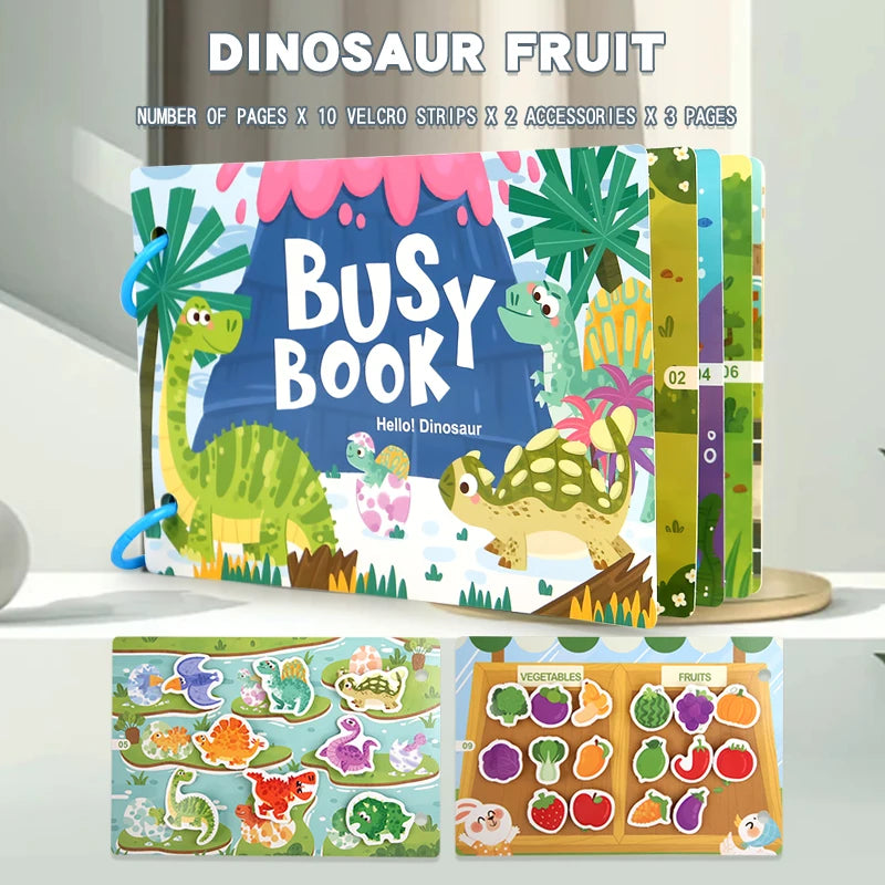 Quiet Book Dinosaurier