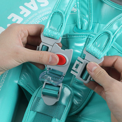Anleitung zum Verriegeln und Entriegeln des Mambobaby™ Flamingo Gurtsystems