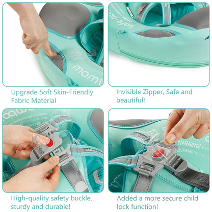 Anleitung zum Verriegeln und Entriegeln des Mambobaby™ Flamingo Gurtsystems