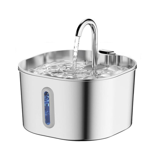 Trinkbrunnen Katze Edelstahl 2,2 L