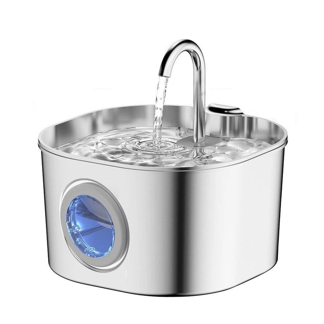 Trinkbrunnen Katze Edelstahl 2,2 L