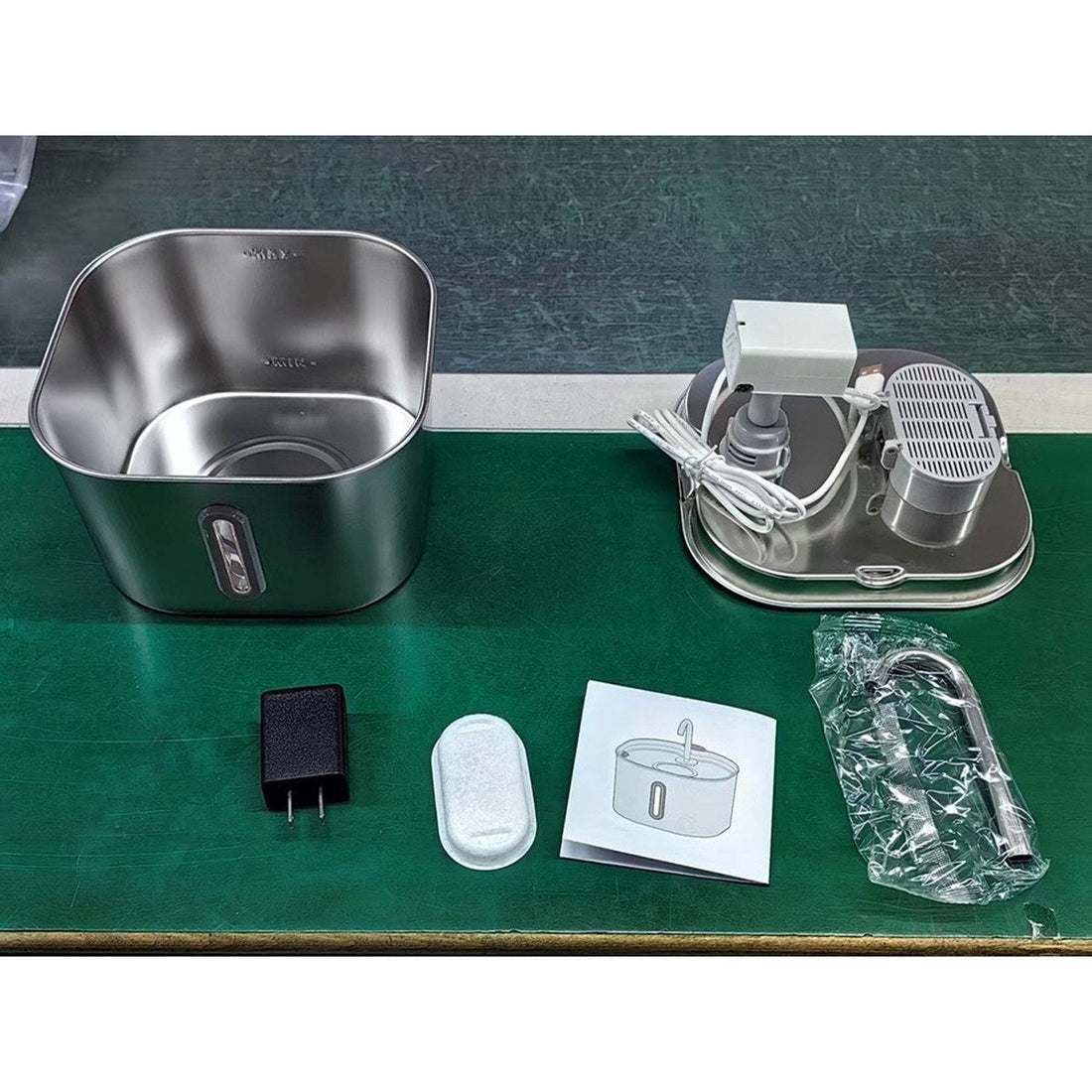 Trinkbrunnen Katze Edelstahl 2,2 L