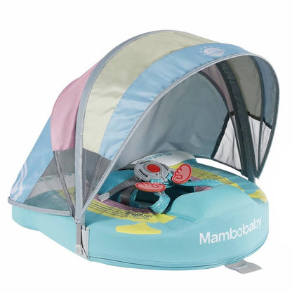 RainbowOriginal Mambobaby™ Rainbow Float - Luftfreier, nicht aufblasbarer Babyschwimmtrainer.