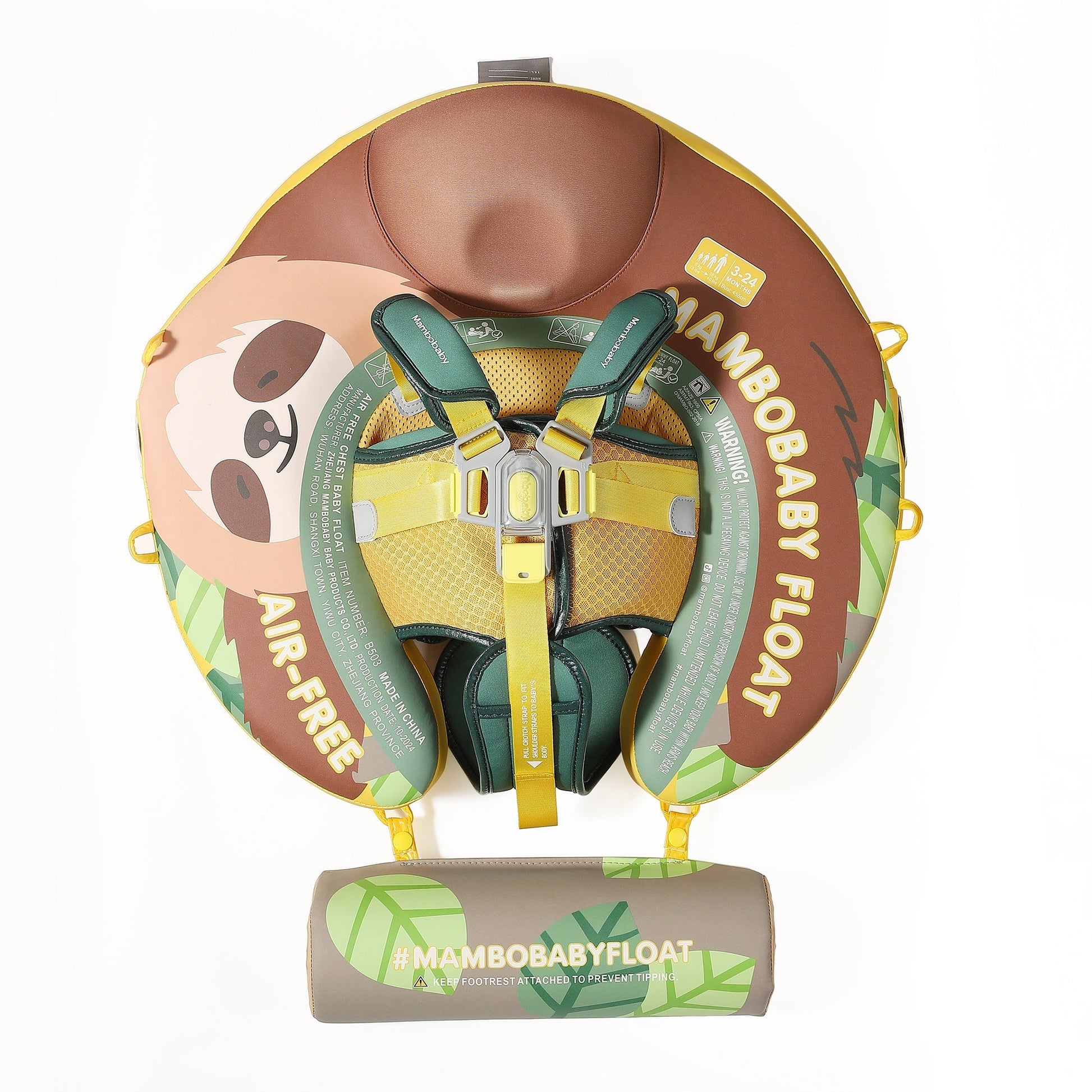 Abnehmbare Anti-Kipp Heckflosse der Mambobaby™ Faultier Edition