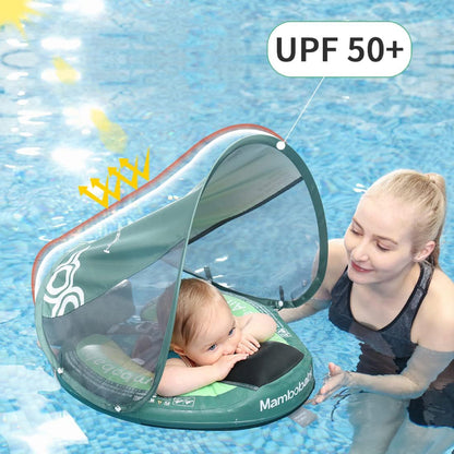 Mambobaby™ Avocado Edition inklusive abnehmbarem Sonnendach mit UPF 50+ Schutz.