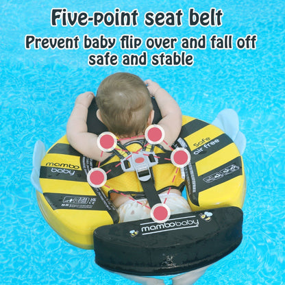 Professionelles 5-Punkt-Sicherheitsgurtsystem der Mambobaby™ Biene Edition.