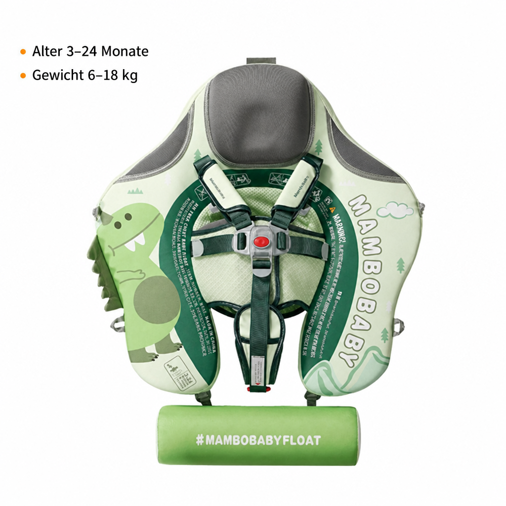 Abnehmbarer Anti-Kipp-Schwanz der Mambobaby™ Dino Edition zur Stabilisierung.