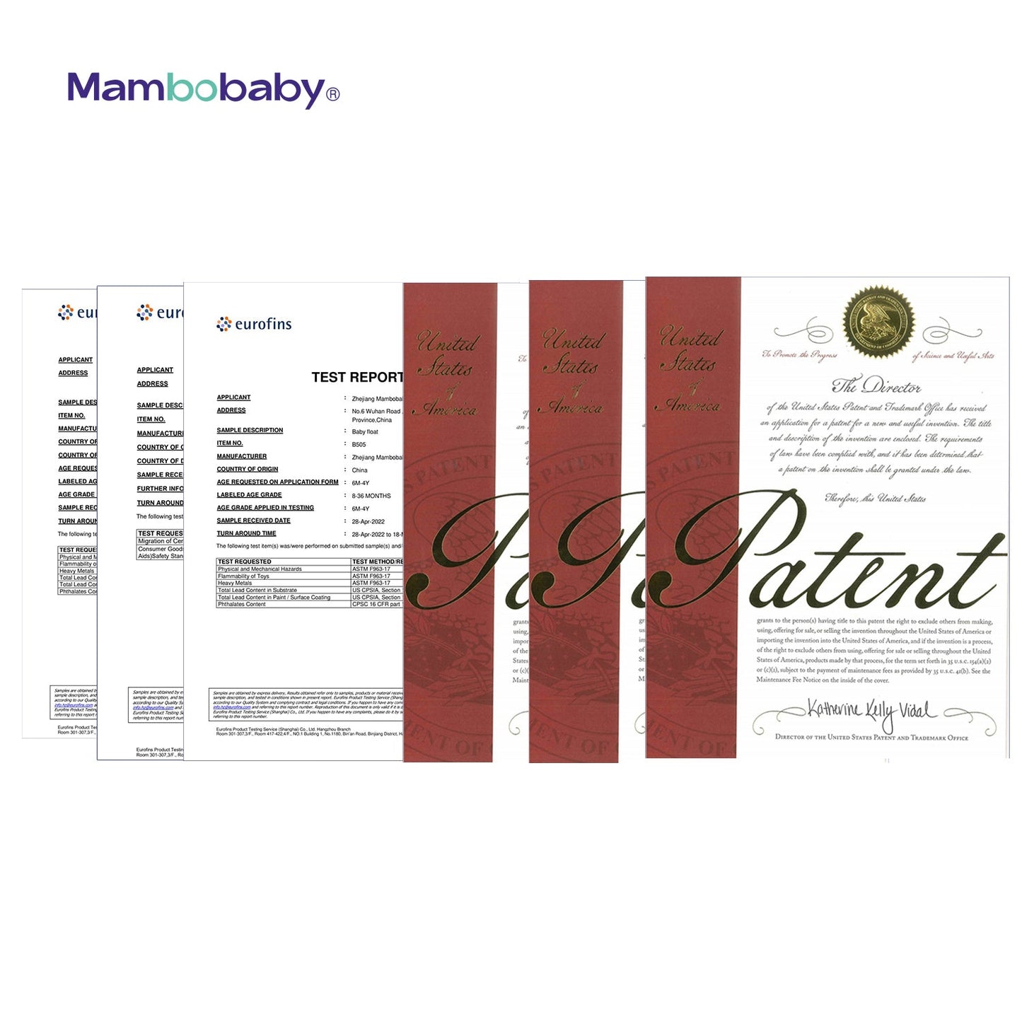 Offizielles Patentsiegel der originalen Mambobaby™ luftfreien Technologie.