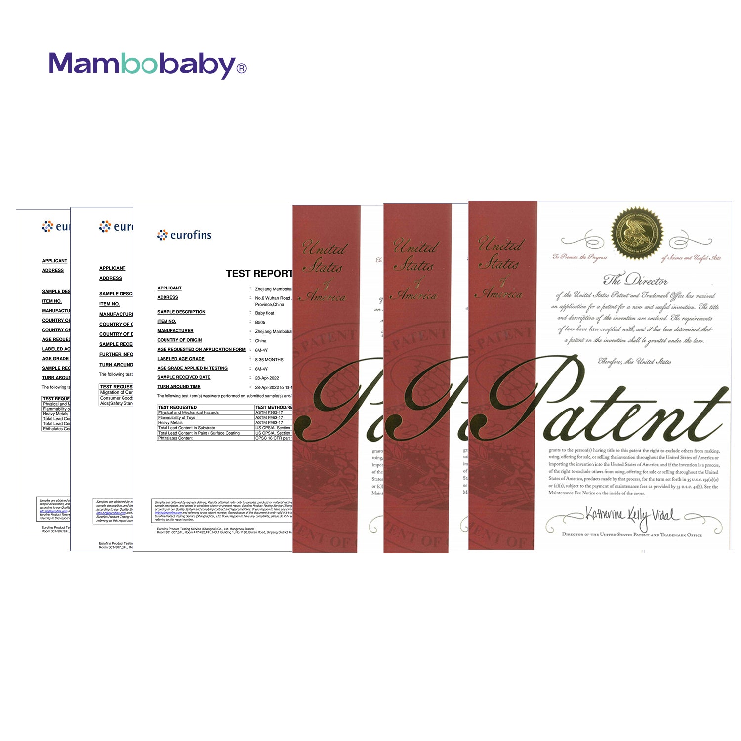 Offizielles Patentsiegel der originalen Mambobaby™ luftfreien Technologie.