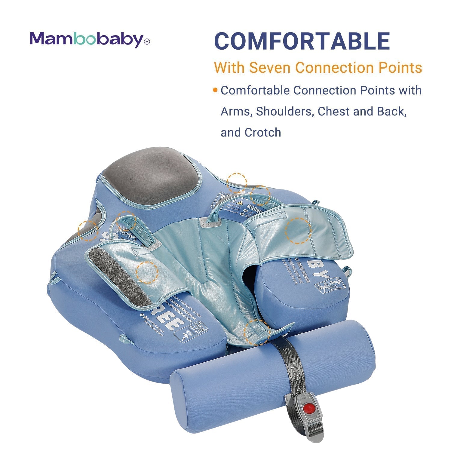 Detailansicht des Mambobaby™ Elefant Sicherheitsverschlusses mit Kindersicherung.