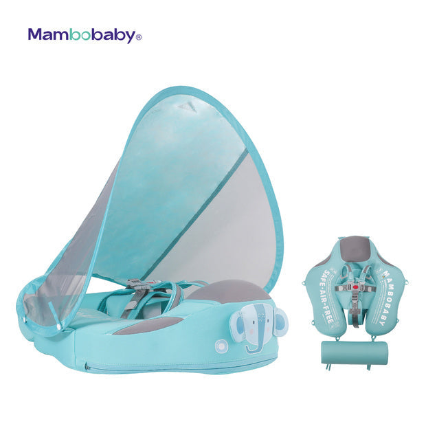 Mambobaby™ Elefant Edition inklusive abnehmbarem Sonnendach mit UPF 50+ Schutz.