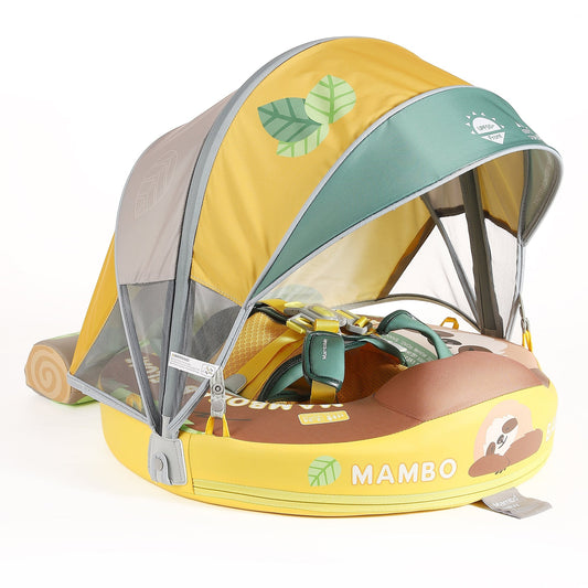 Mambobaby™ Faultier Edition nicht aufblasbare Baby Schwimmhilfe Vorderansicht