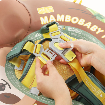 Detailansicht des Mambobaby™ Faultier Sicherheitsverschlusses mit Druckknopf