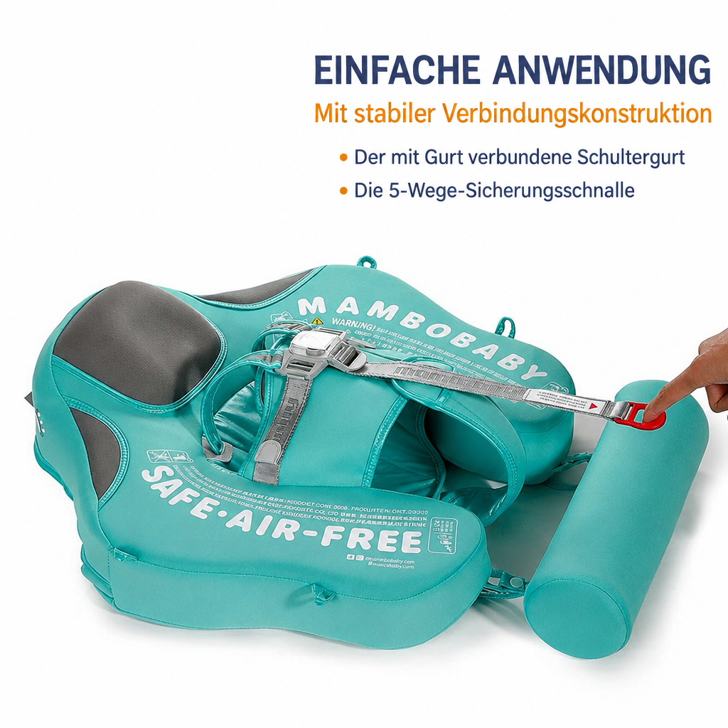 Mambobaby™ Flamingo 5-Punkt-Sicherheitsgurt und Schnallen für Babys