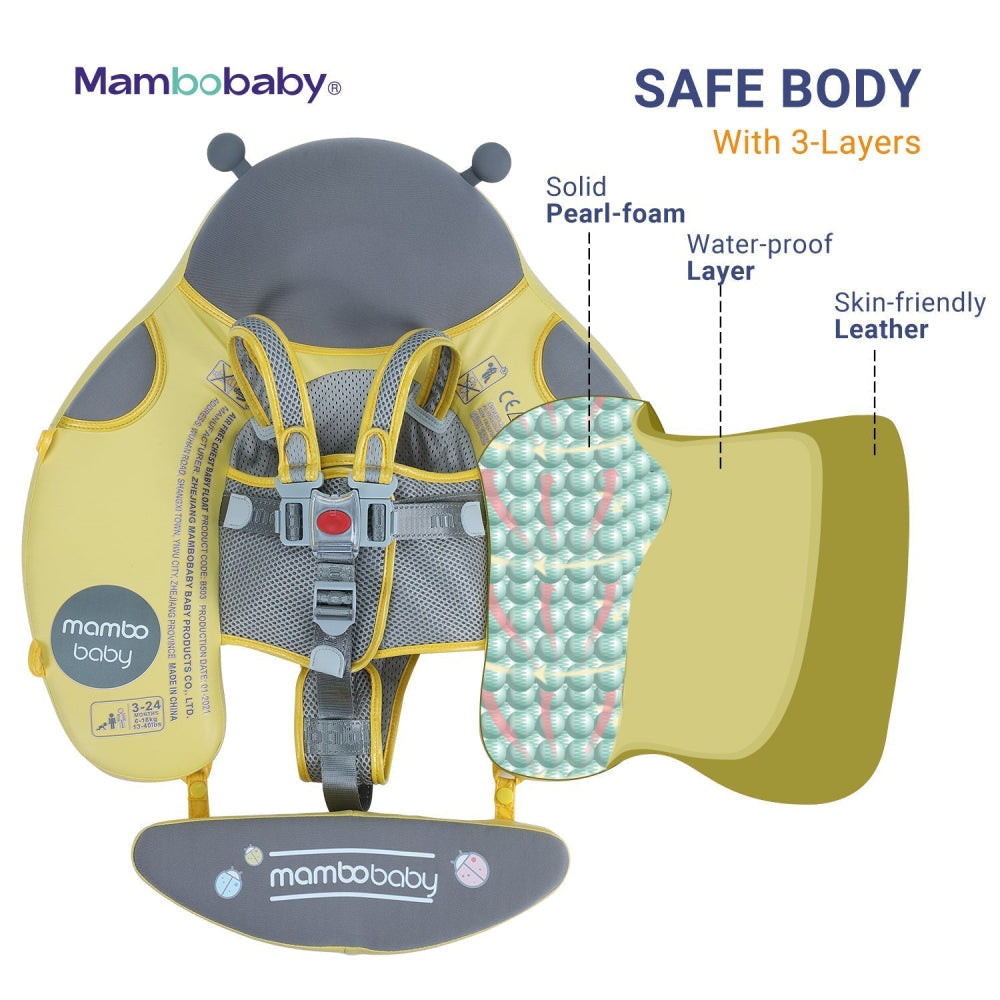 Patentierte 3-lagige PearlFoam Technologie in der Mambobaby™ Marienkäfer Edition