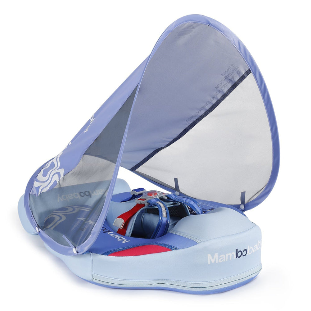 Mambobaby™ Modern Geometric Baby Schwimmhilfe – Luftfreier Schwimmtrainer für 3-24 Monate.