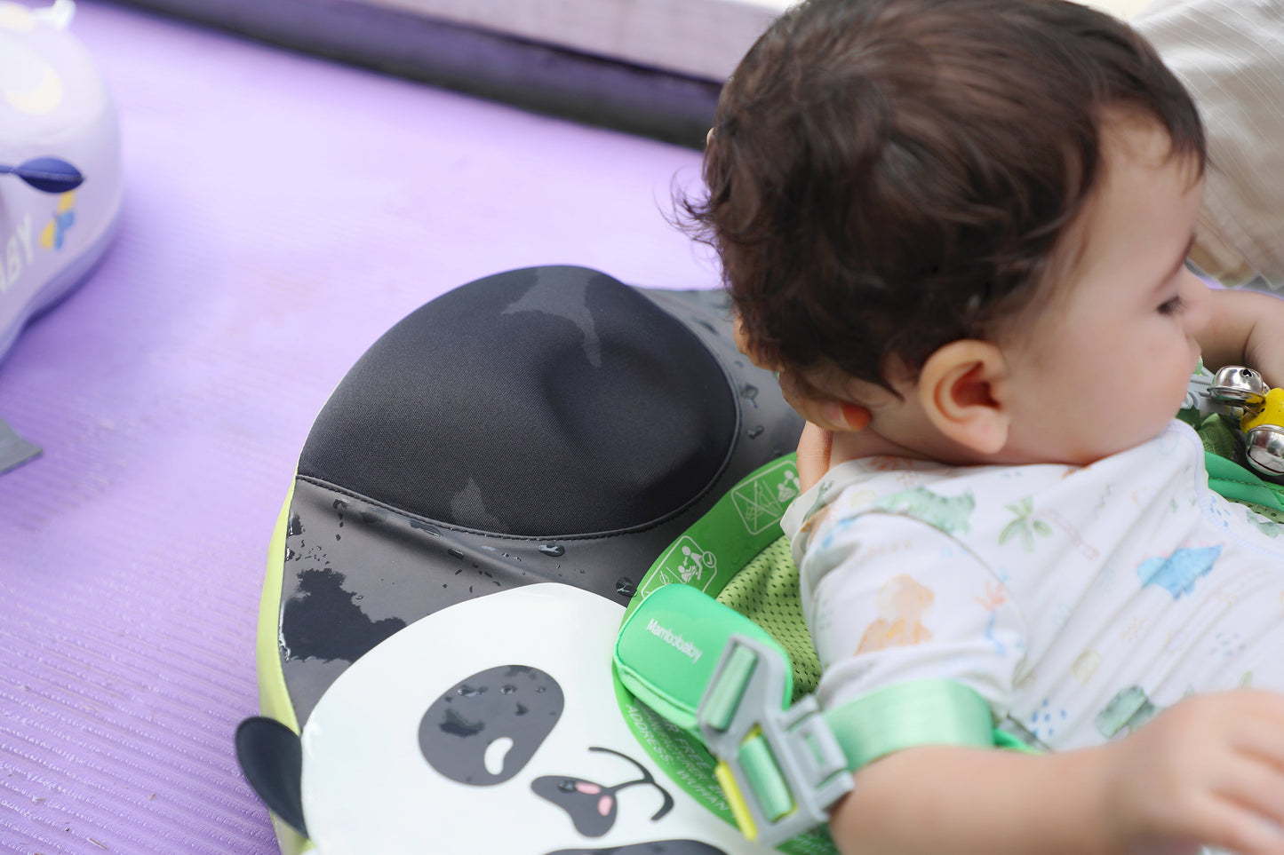 Ergonomische Kopfstütze der Mambobaby™ Panda Baby-Schwimmhilfe
