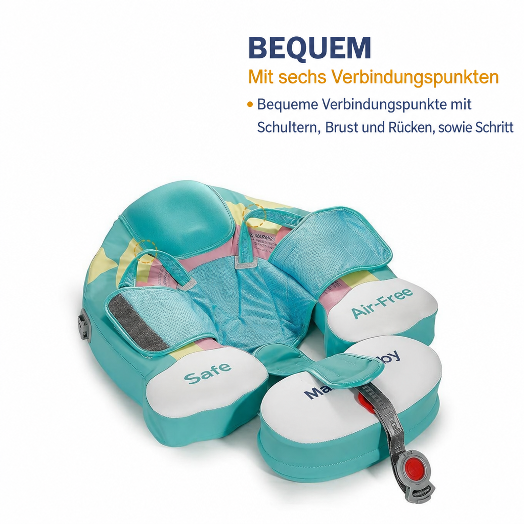 Mambobaby™ Regenbogen Edition mit 6-Punkt-Verbindung für Stabilität.