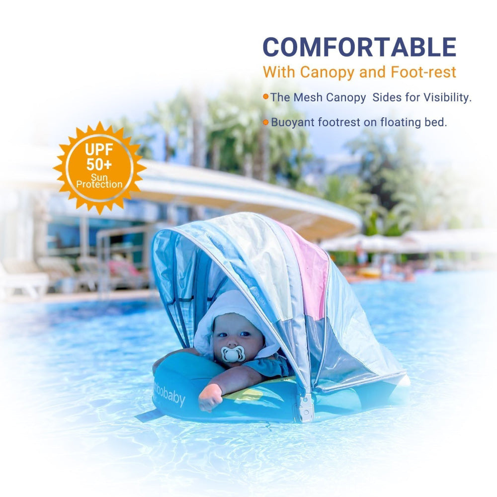 Mambobaby™ Regenbogen Edition mit abnehmbarem Sonnendach (UPF 50+ Schutz).