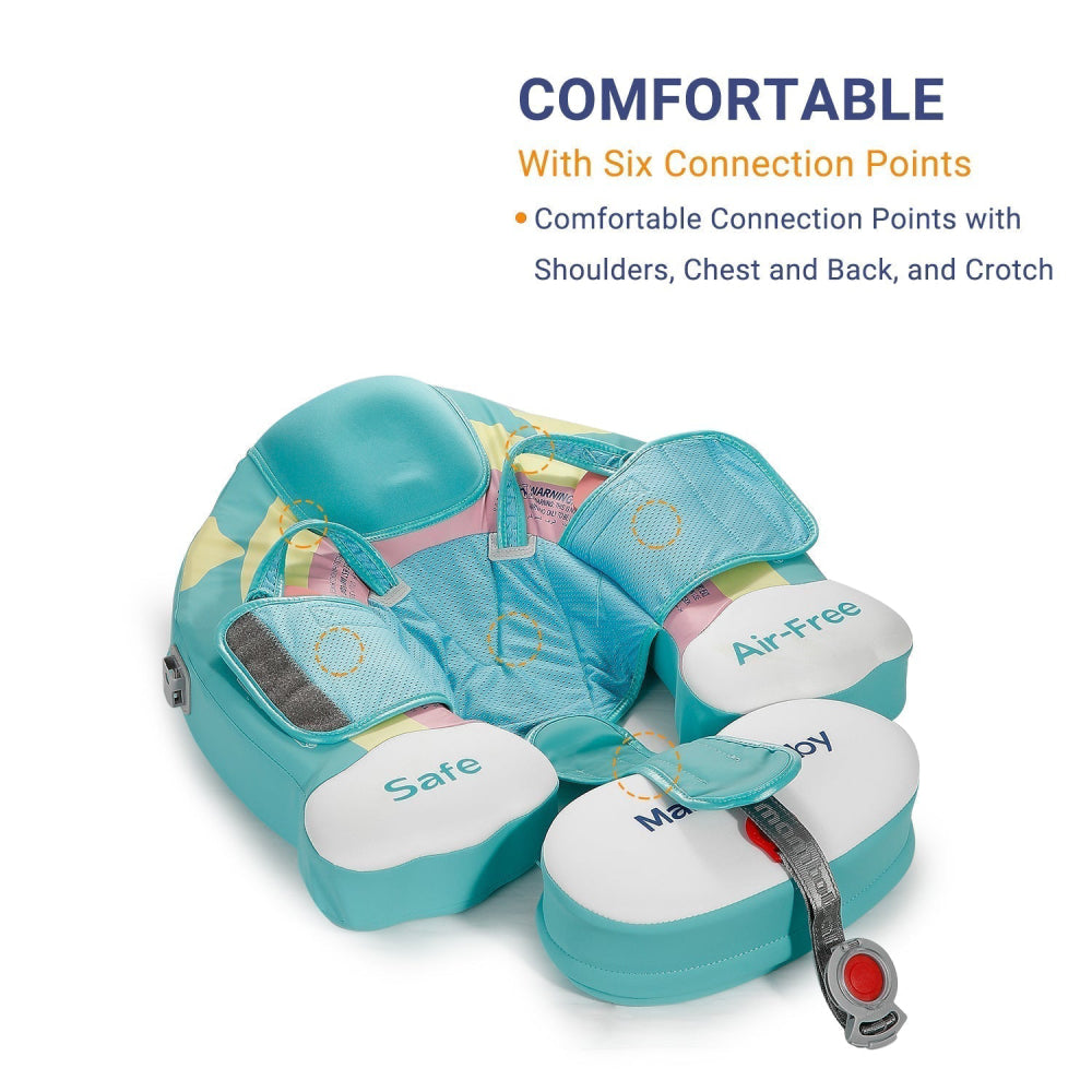 Mambobaby™ Regenbogen Edition mit 6-Punkt-Verbindung für maximale Stabilität.