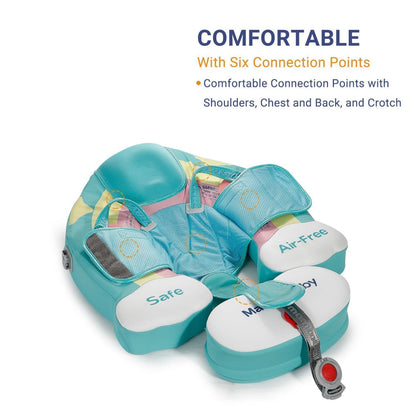 Mambobaby™ Regenbogen Edition mit 6-Punkt-Verbindung für maximale Stabilität.
