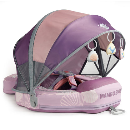 Mambobaby™ Seashell selbstaufblasender Baby Schwimmring Seestern Design