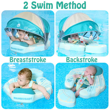 Brust- und Rückenschwimmen Lernpositionen Mambobaby™ Seashell
