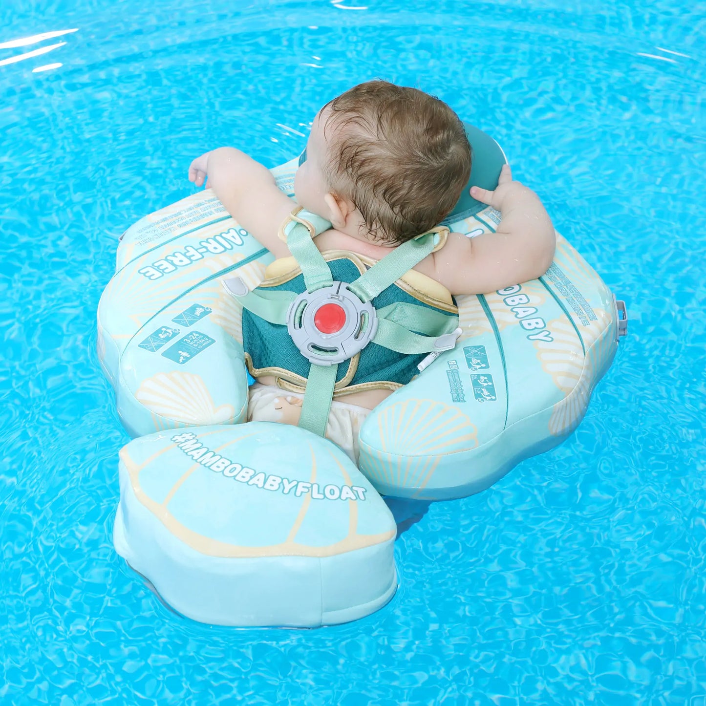 Verstärkte Sicherheits-Schnallen Mambobaby™ Seashell 5-Punkt-Gurt