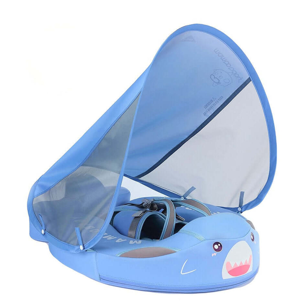 Original Mambobaby™ Shark Edition – Luftfreie Baby Schwimmhilfe für 3-24 Monate.